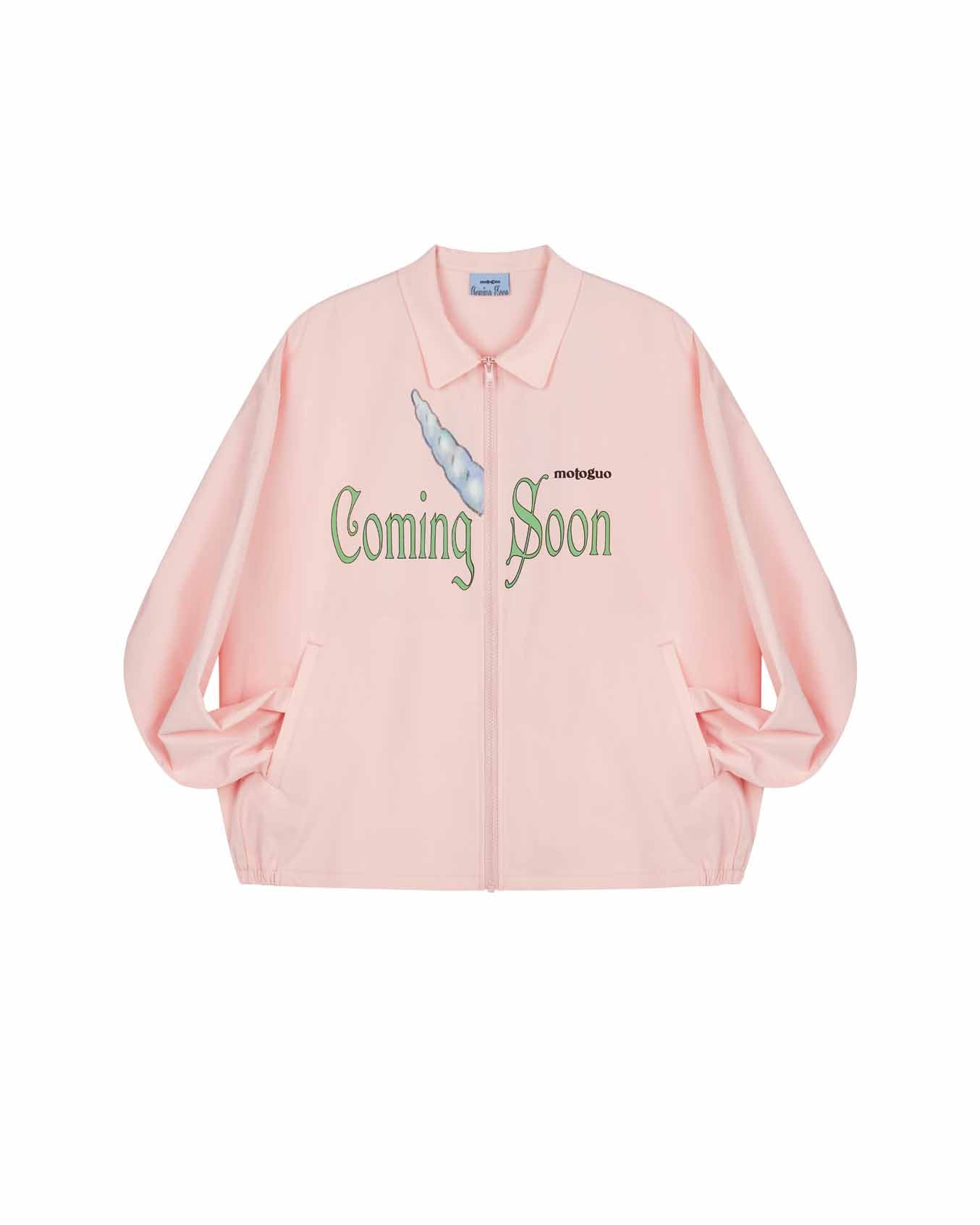 Load image into Gallery viewer, Coming Soon Track Jacket (Dusty Pink)