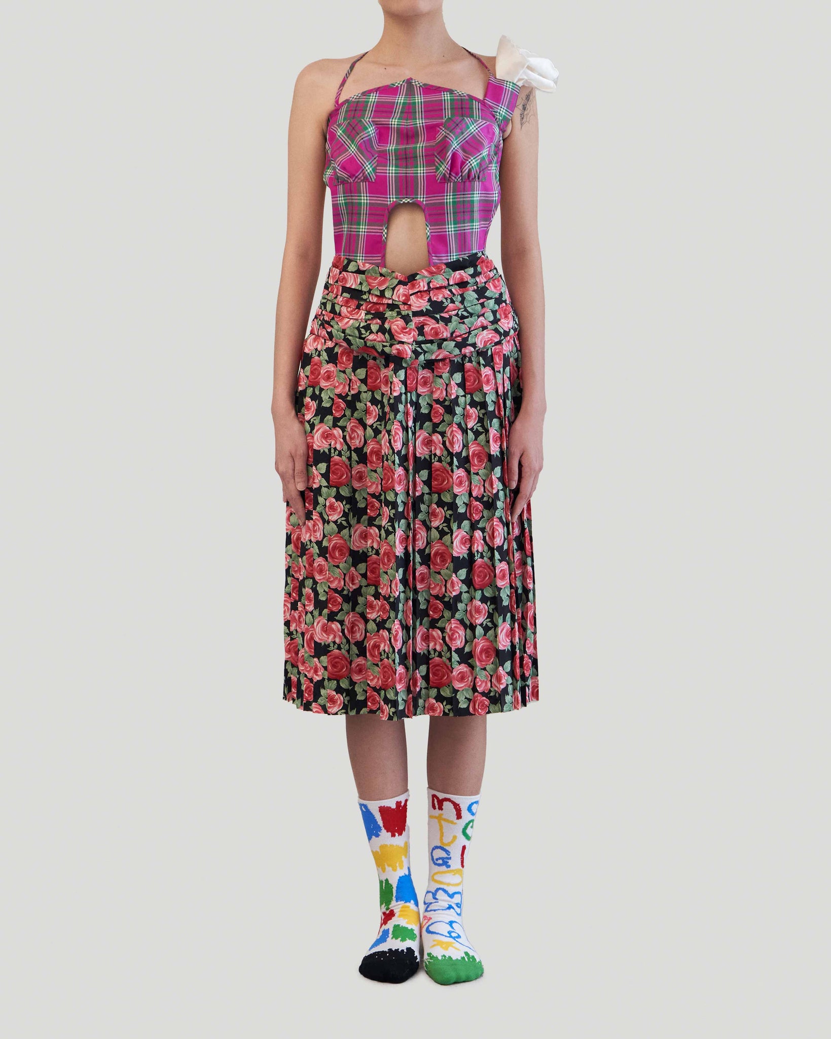 Load image into Gallery viewer, Real Ass-tate (Magenta Tartan)