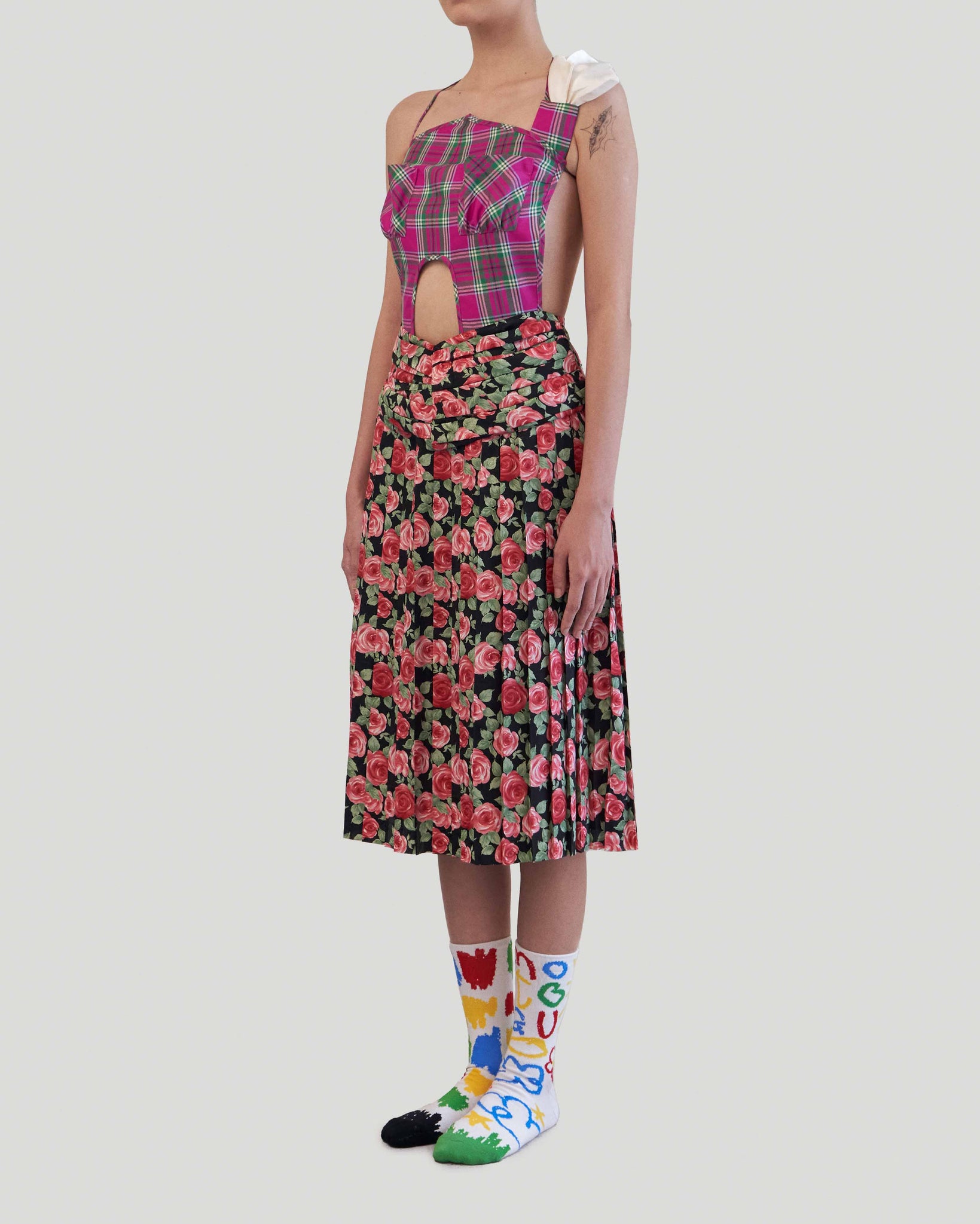 Load image into Gallery viewer, Real Ass-tate (Magenta Tartan)