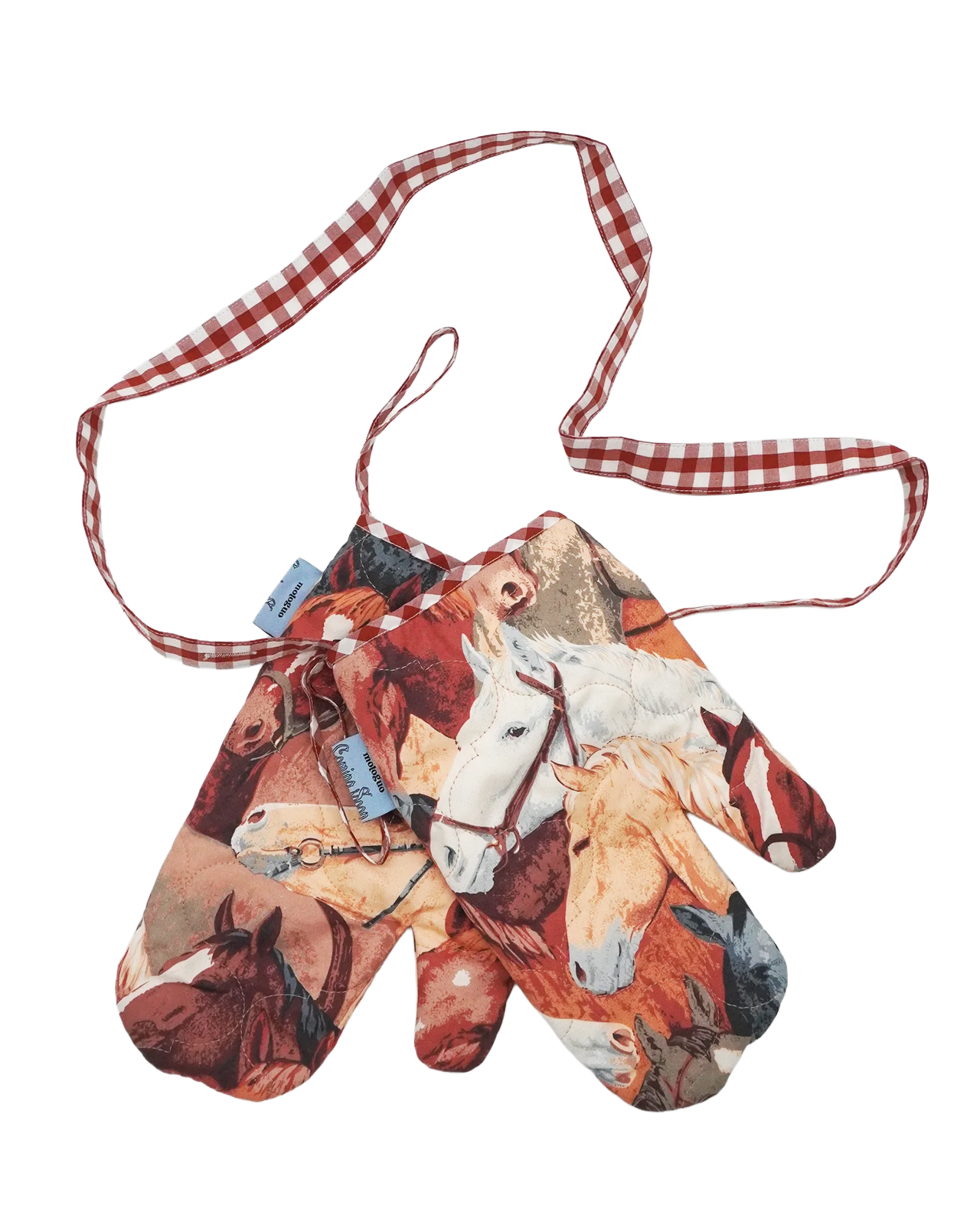 Load image into Gallery viewer, Coming Soon Mittens (Horse Print)