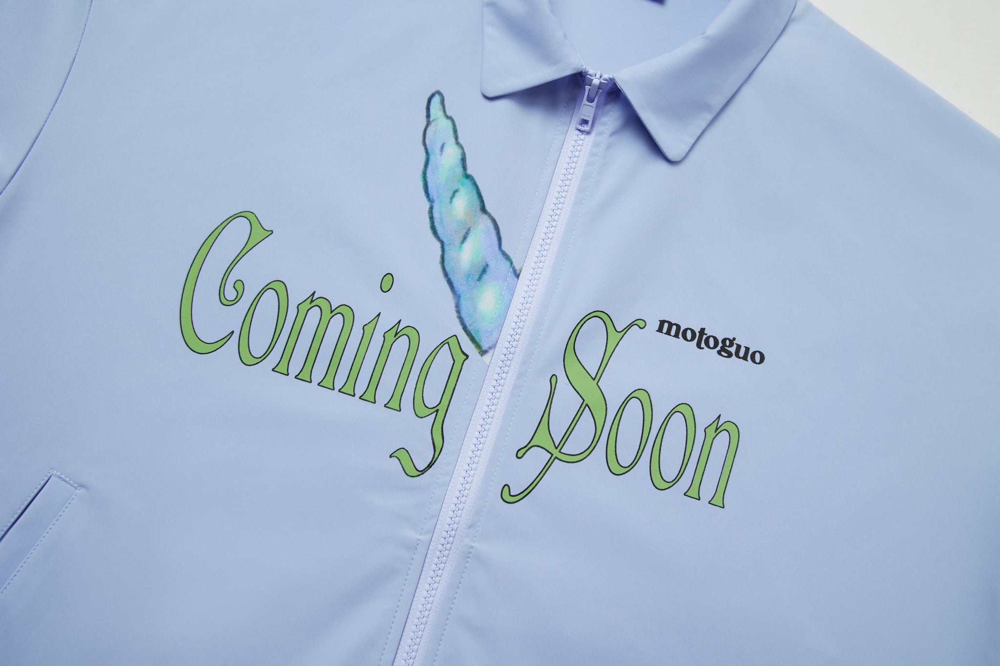 Load image into Gallery viewer, Coming Soon Track Jacket (Sky Blue)