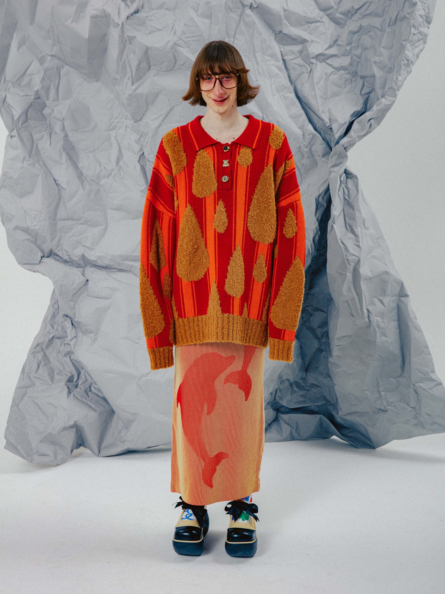 Load image into Gallery viewer, H2OHHH~ (Sunset Red/ Camel Brown)