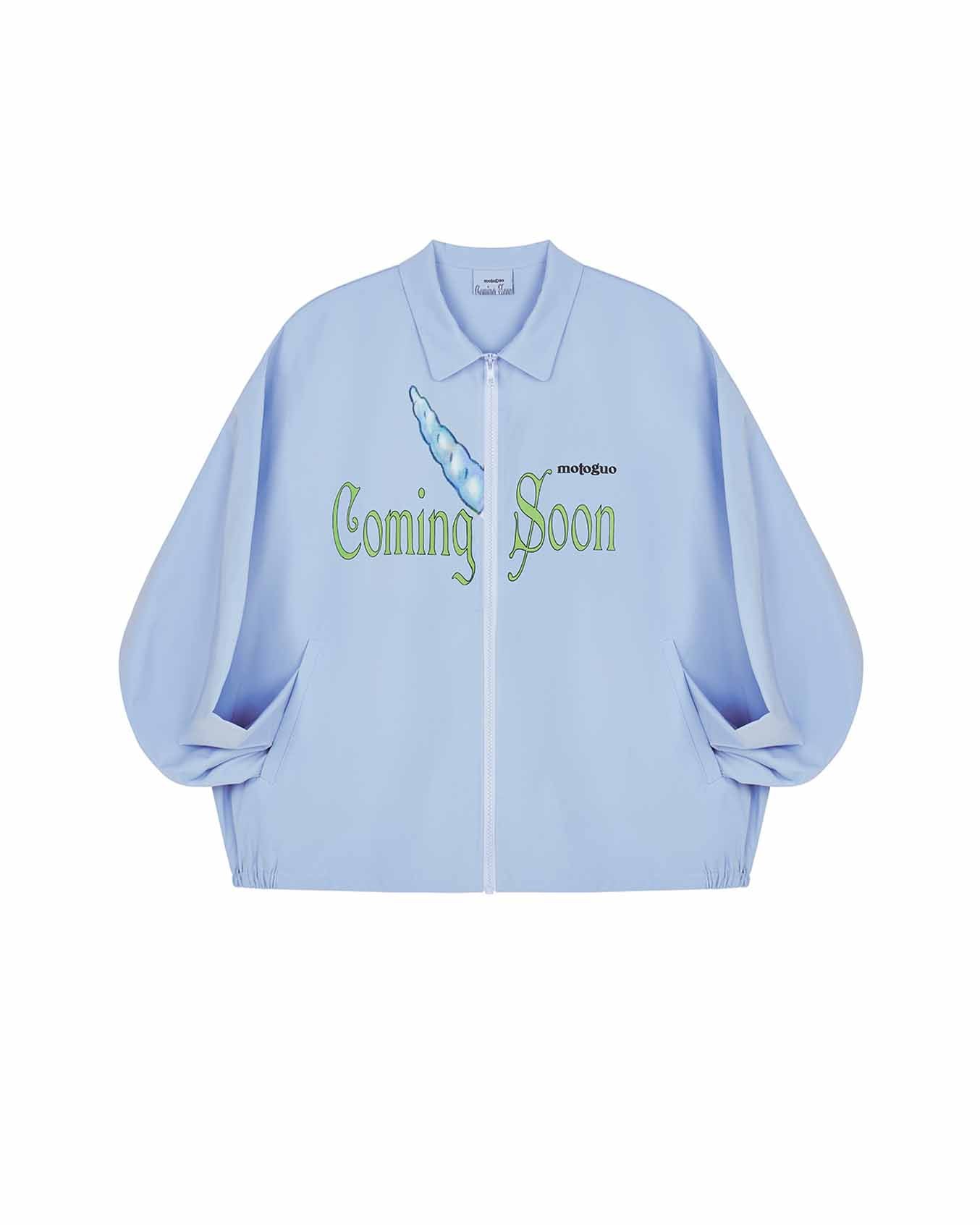 Load image into Gallery viewer, Coming Soon Track Jacket (Sky Blue)
