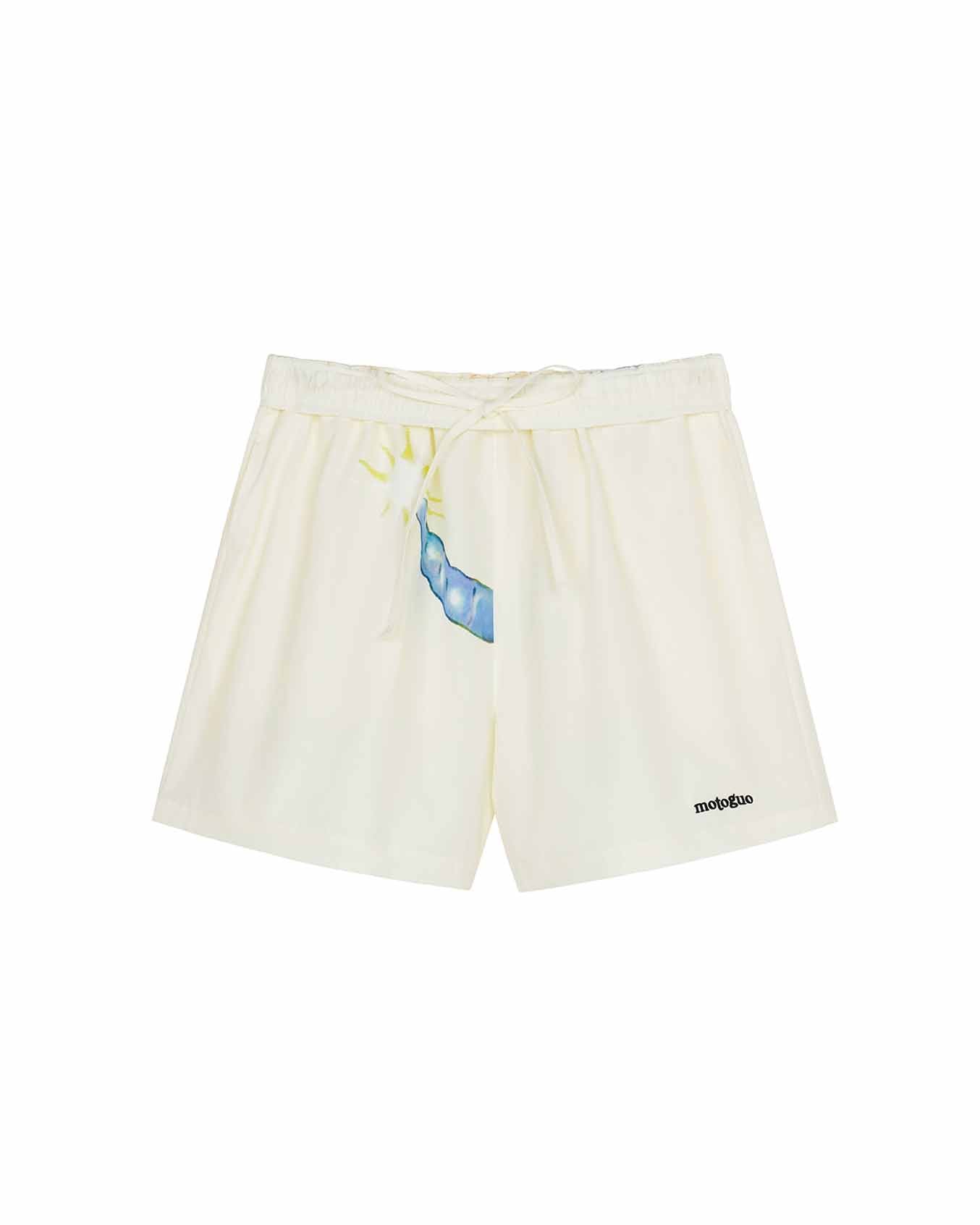 Load image into Gallery viewer, Coming Soon Shorts (Off White)