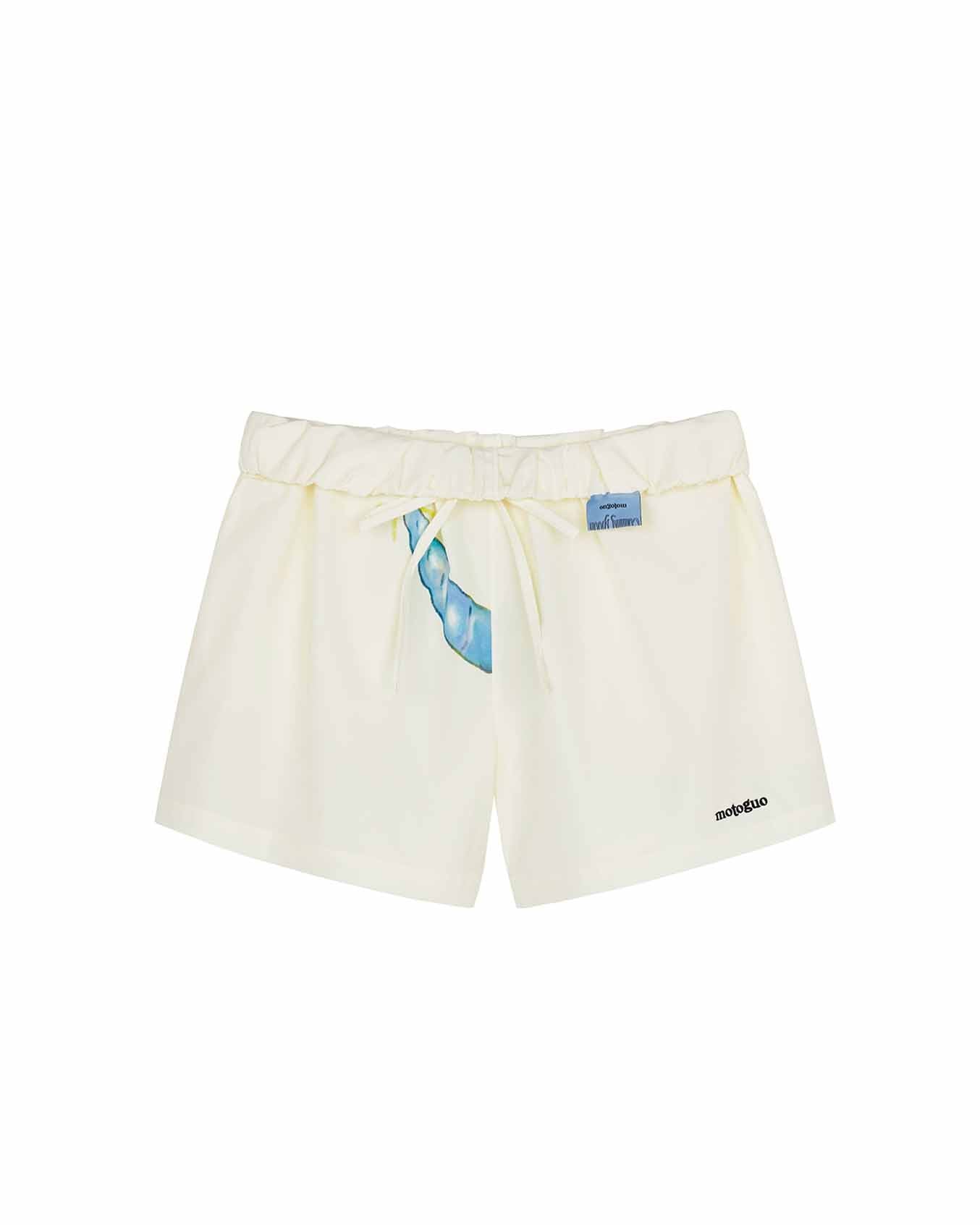 Load image into Gallery viewer, Coming Soon Shorts (Off White)