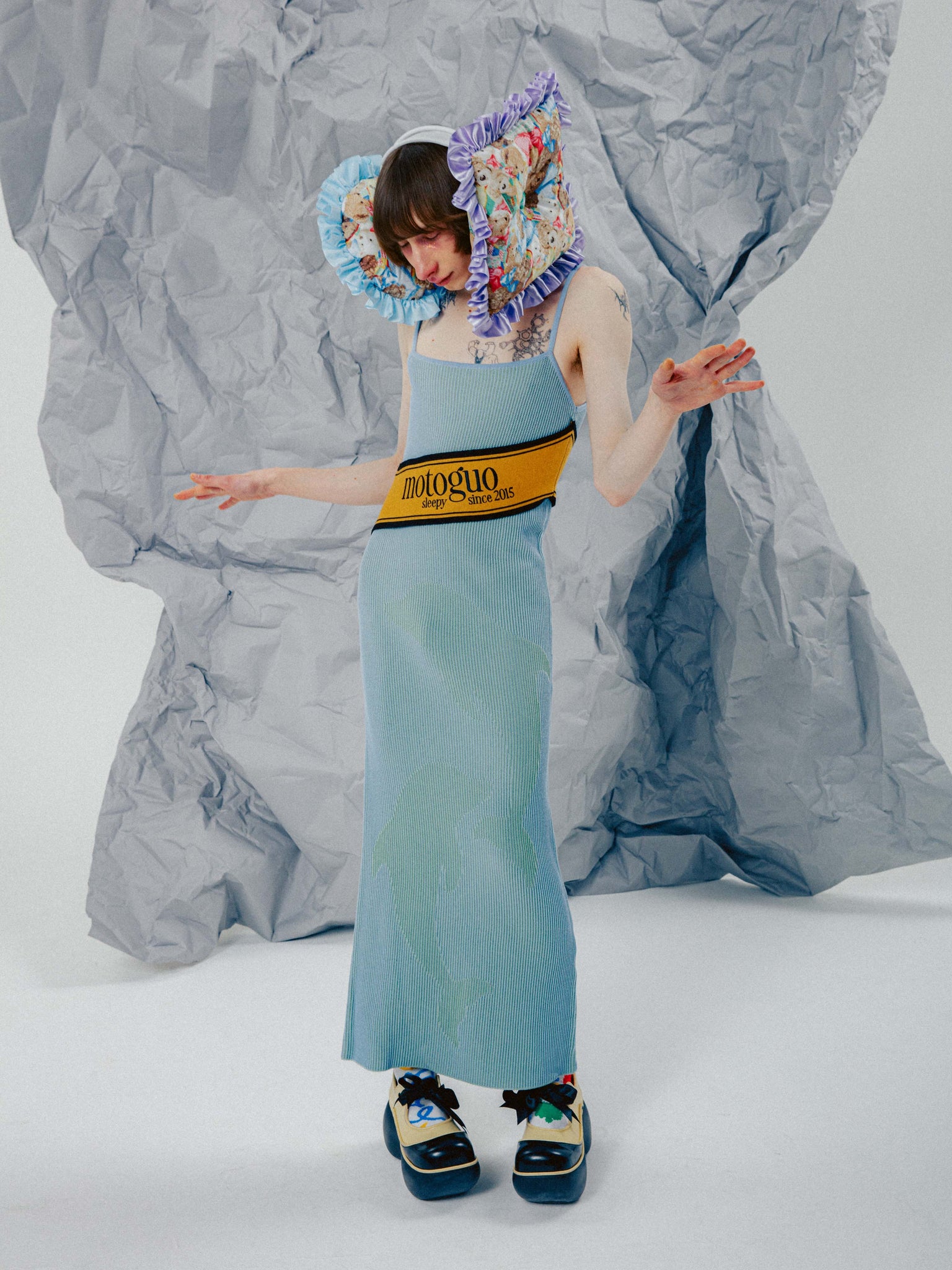 Load image into Gallery viewer, Sleep Matters Club Dress (Ocean Blue)