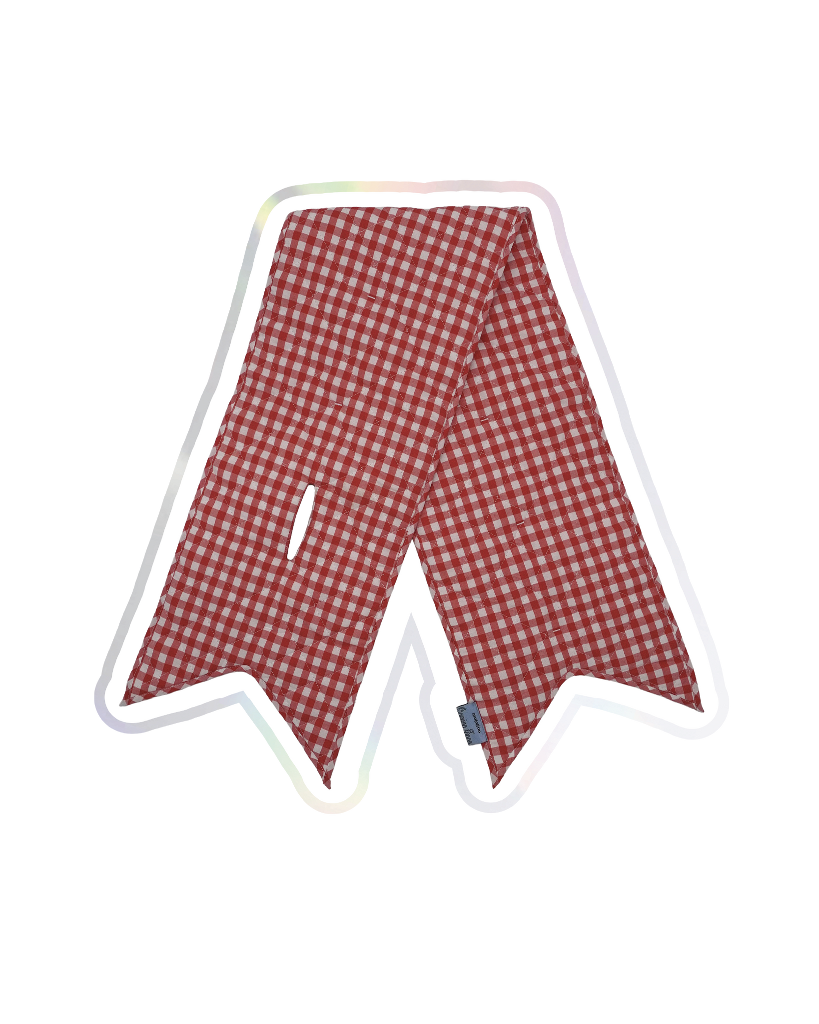 Load image into Gallery viewer, Coming Soon Neck Warmer (Red Gingham)