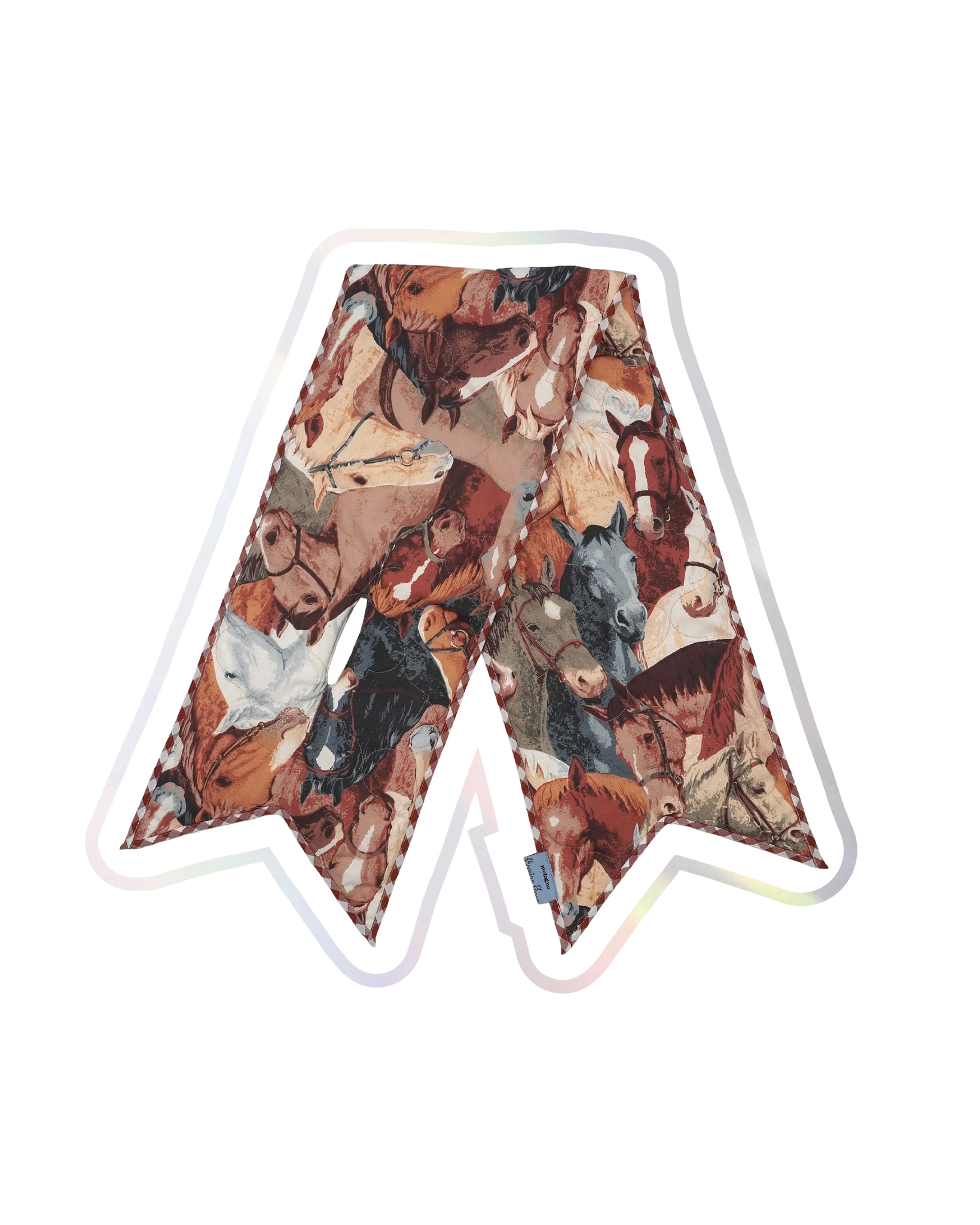 Load image into Gallery viewer, Coming Soon Neck Warmer (Horse Print)