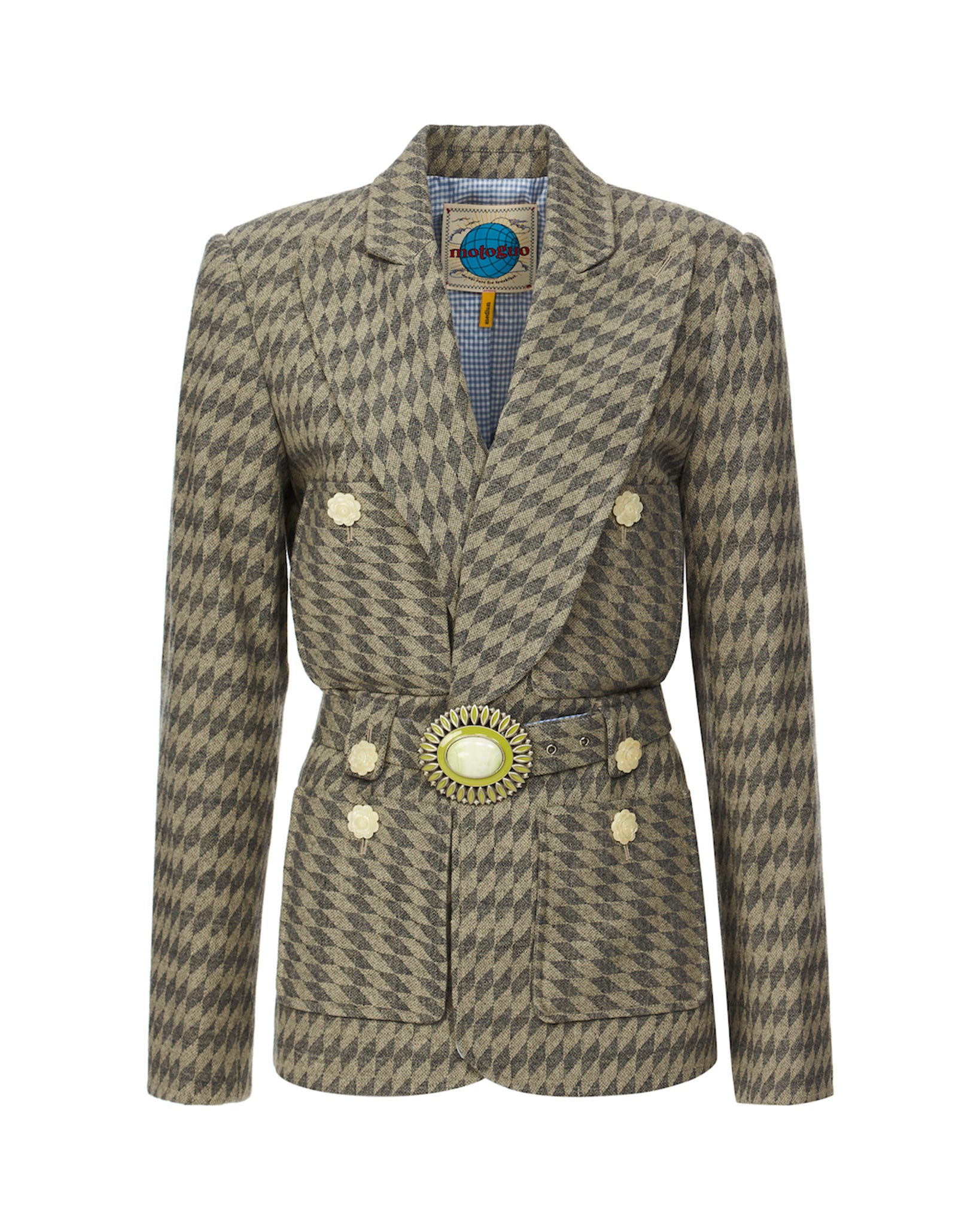 Load image into Gallery viewer, The Rhombus Coat 02 (Smoky Gray)