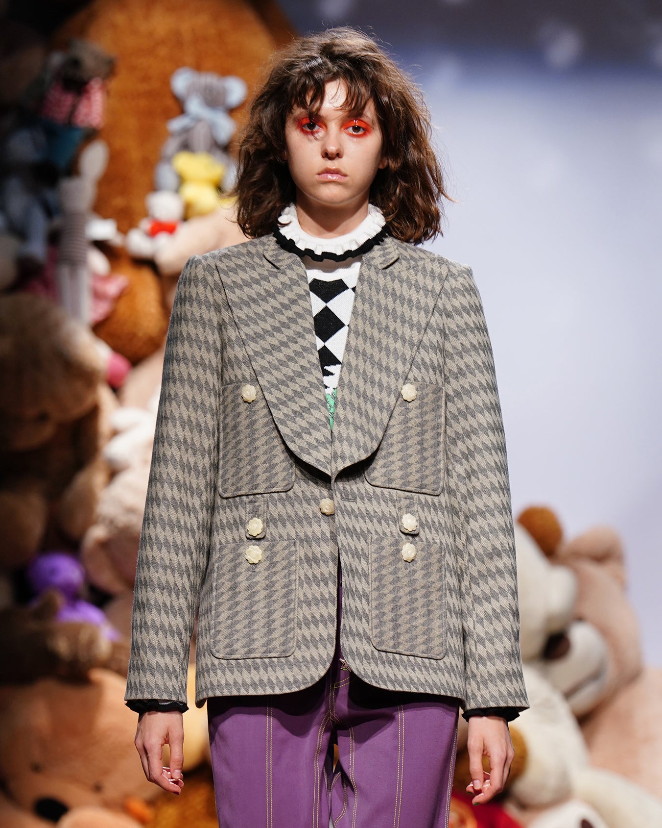Load image into Gallery viewer, The Rhombus Coat 02 (Smoky Gray)