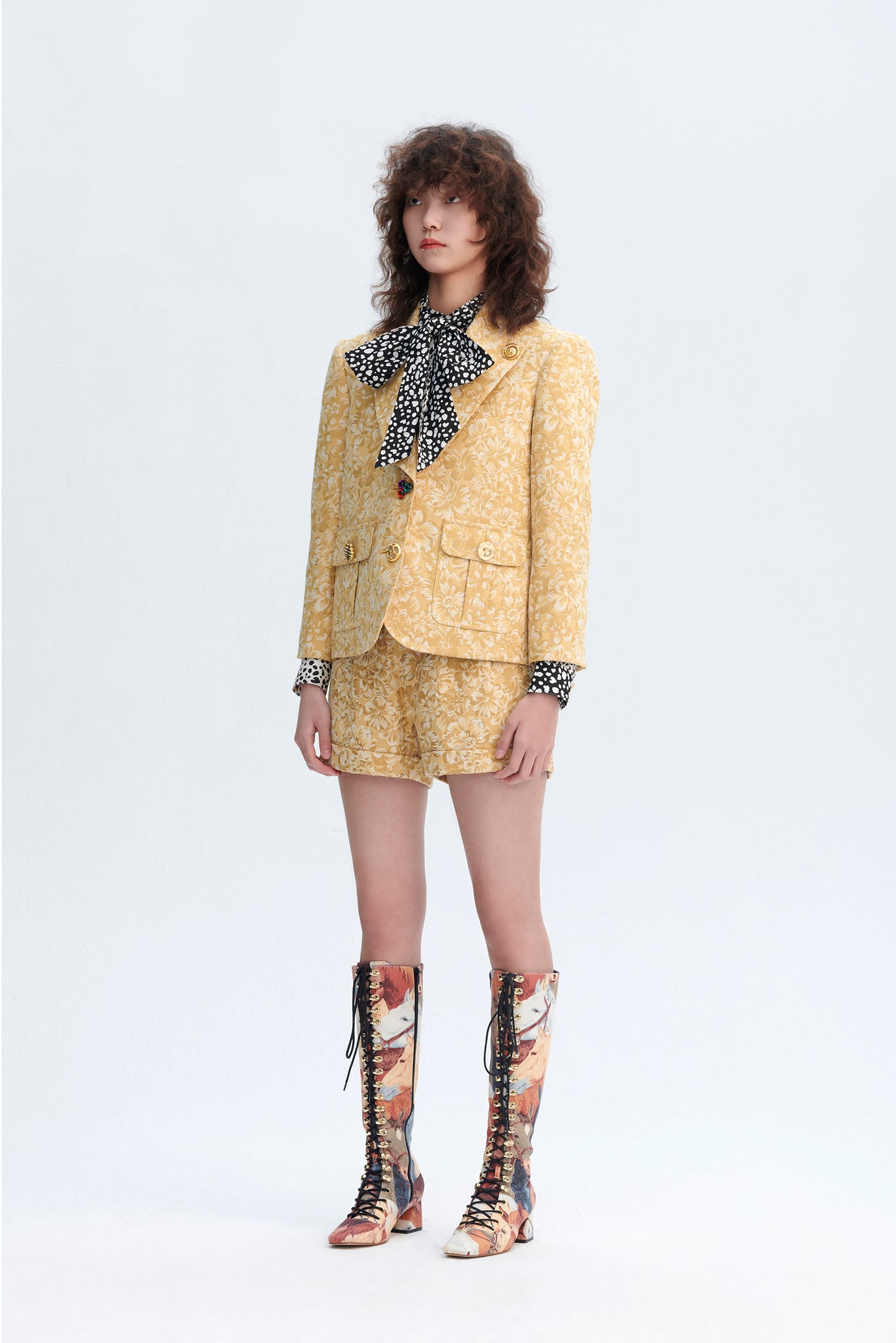 Load image into Gallery viewer, Grandma Wedding Dinner Coat (Light Mustard)