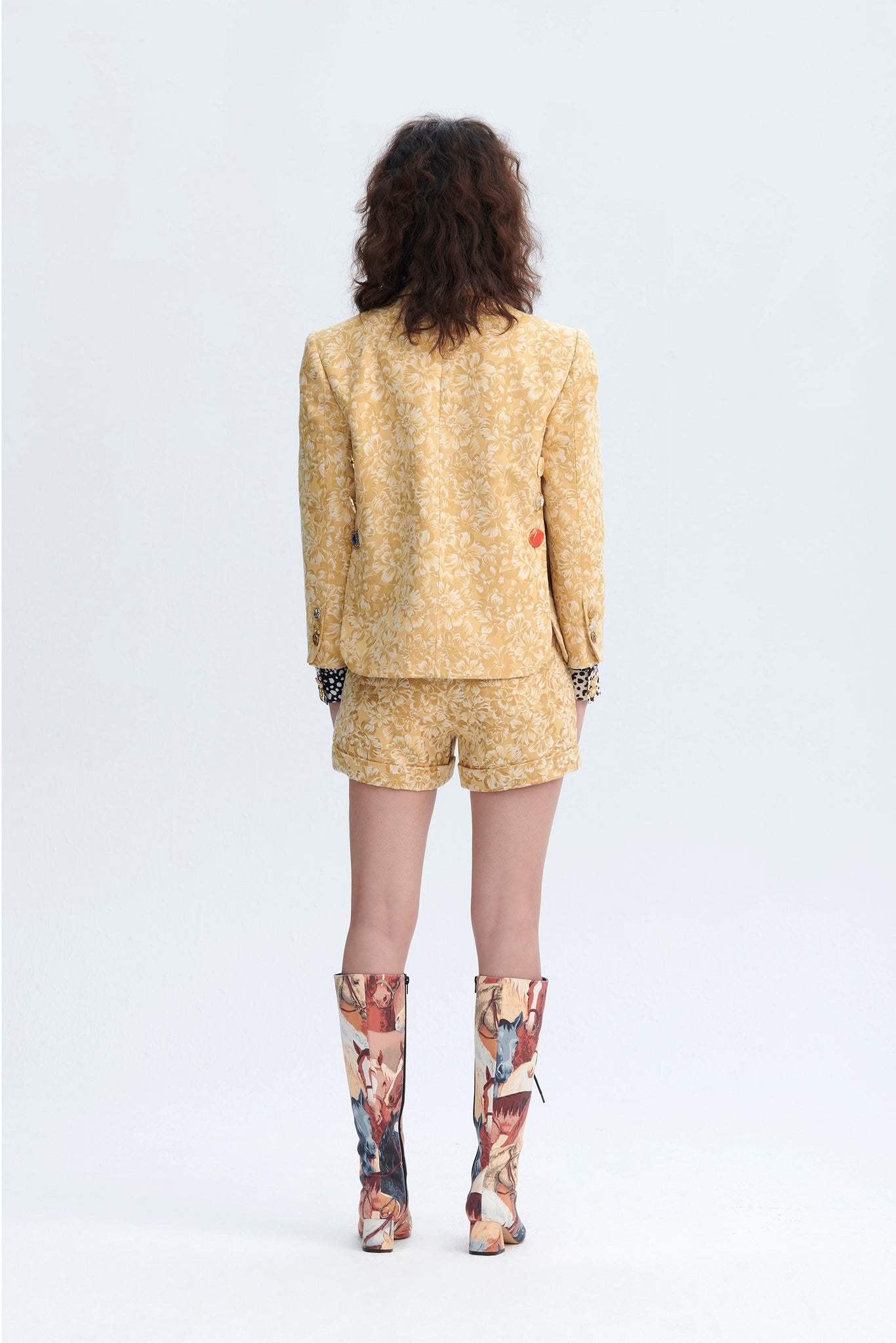 Load image into Gallery viewer, Grandma Wedding Dinner Coat (Light Mustard)