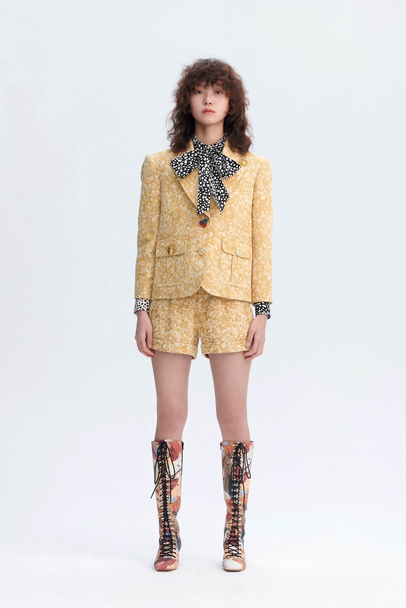 Load image into Gallery viewer, Grandma Wedding Dinner Coat (Light Mustard)