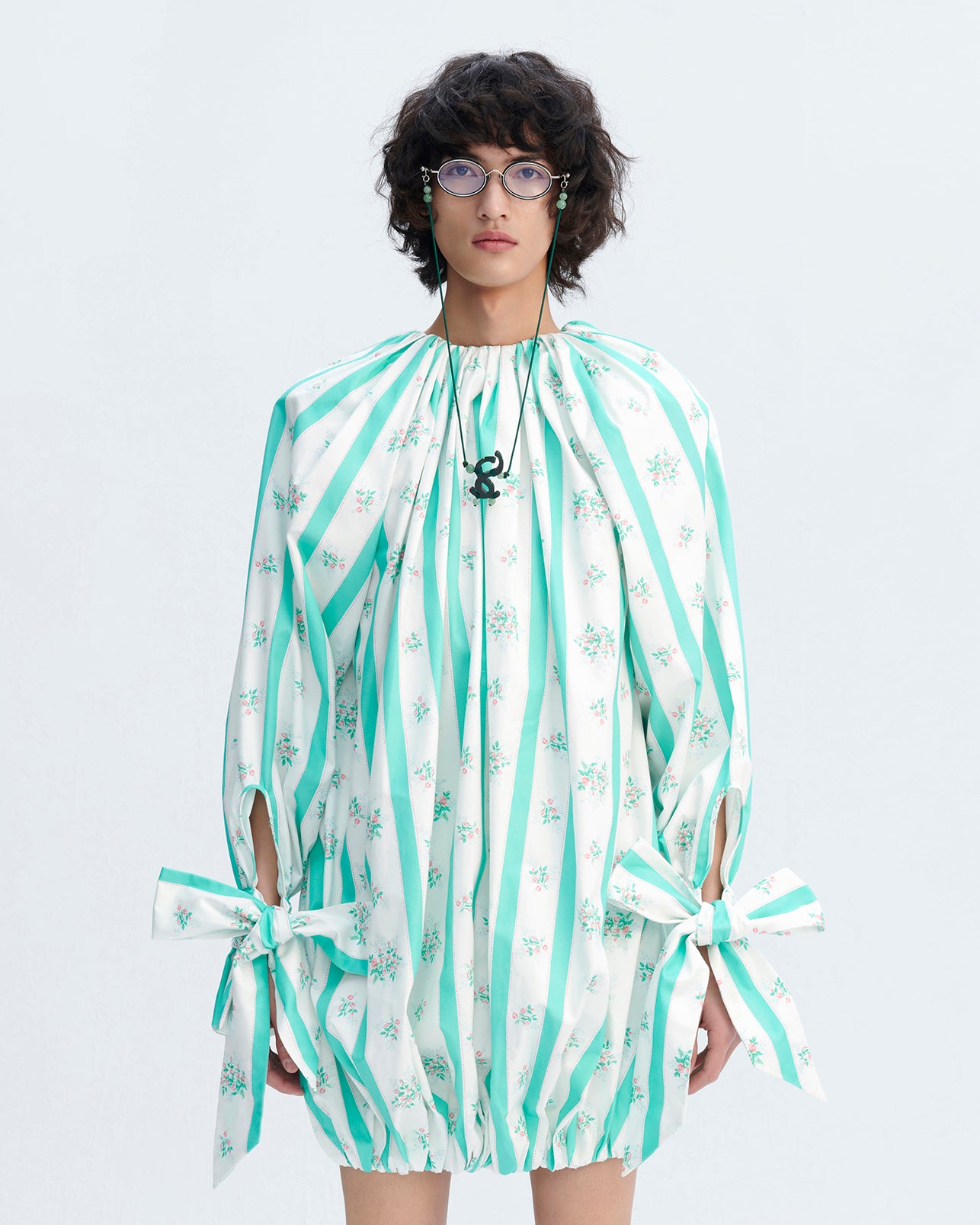 Load image into Gallery viewer, BedSheet Pyjama Dress (Cantaloupe)