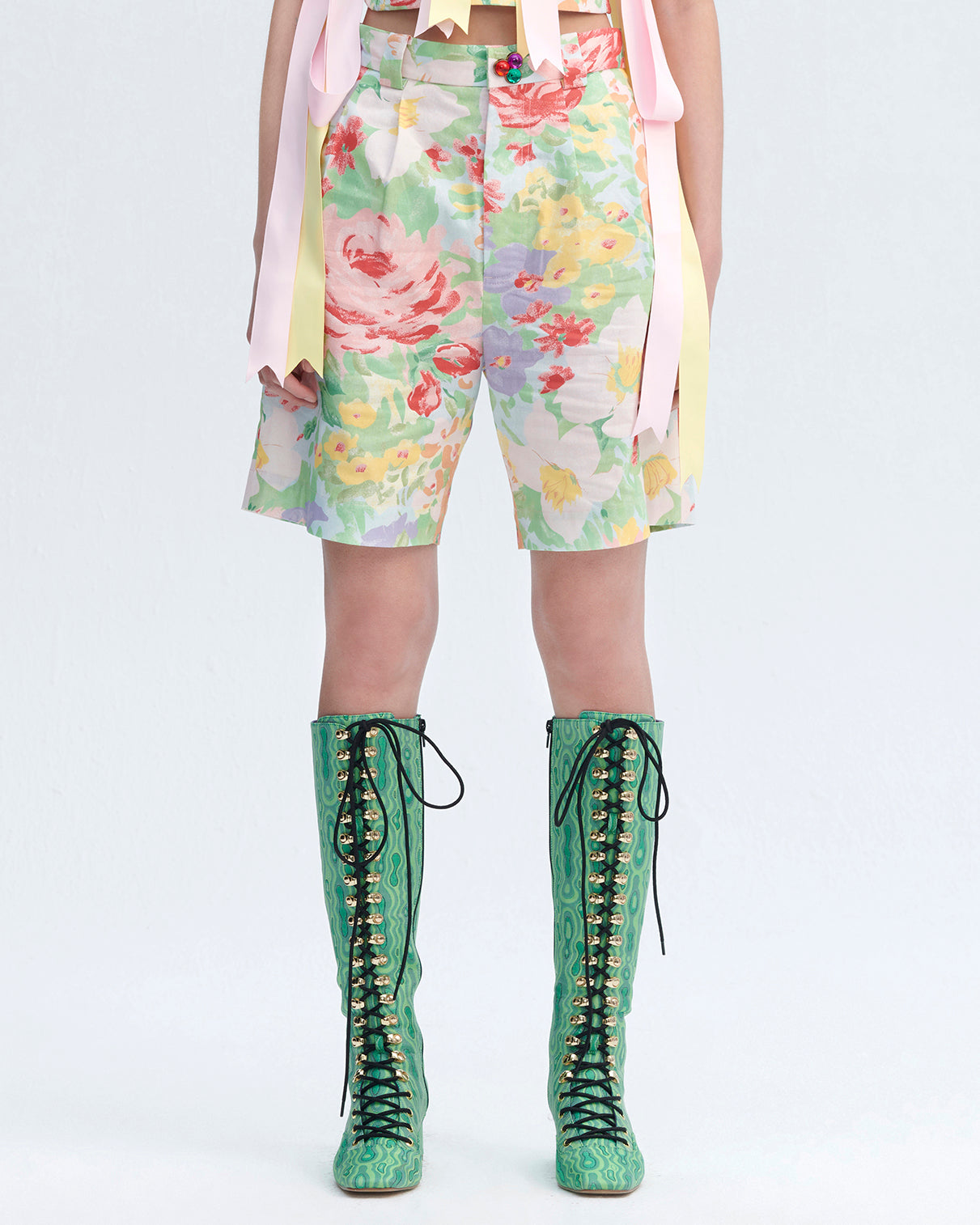 Load image into Gallery viewer, The Miniature Woodchuck Pants (Floral Print)