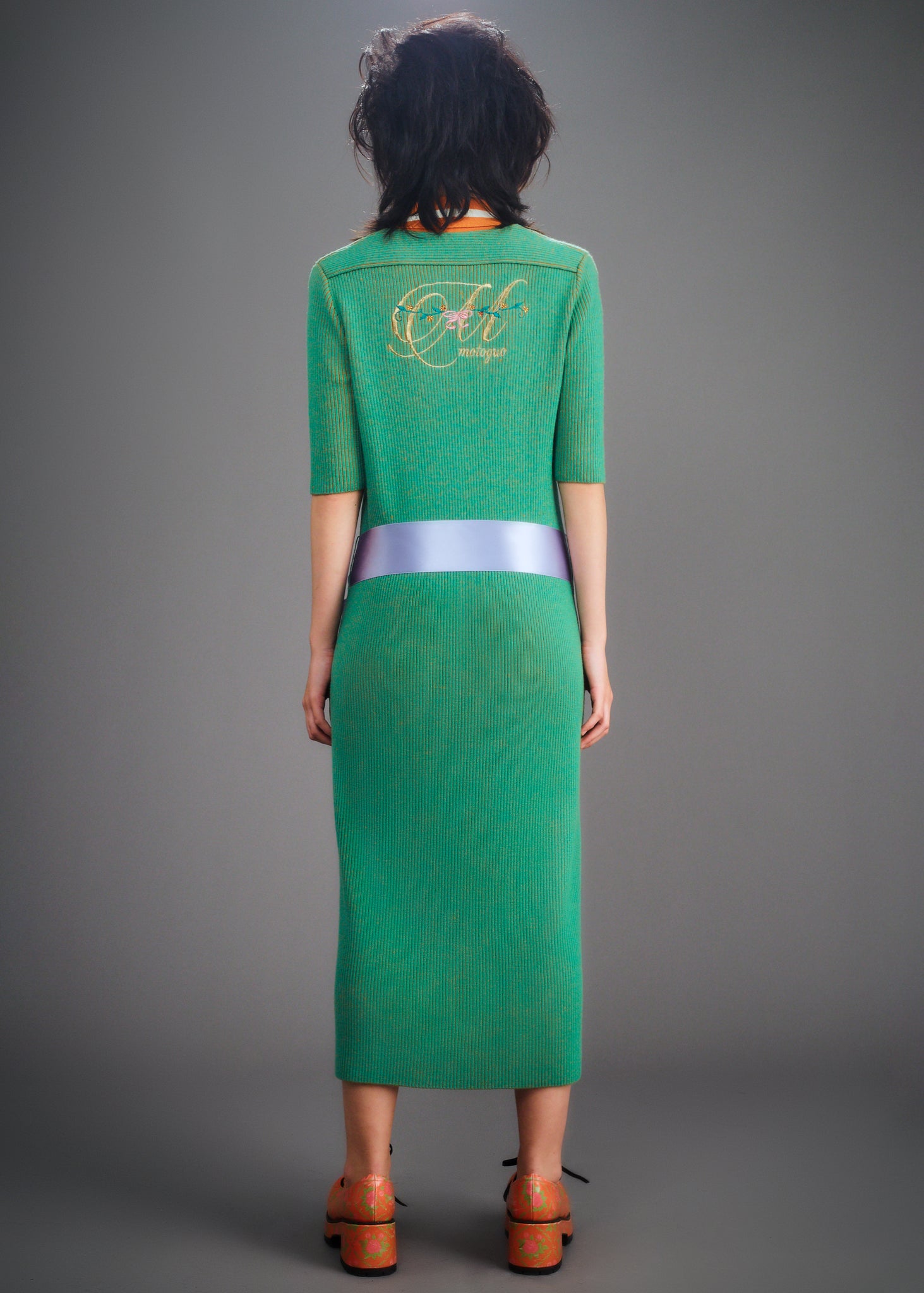Load image into Gallery viewer, Mary Lou (Pine Green & Burnt Orange)