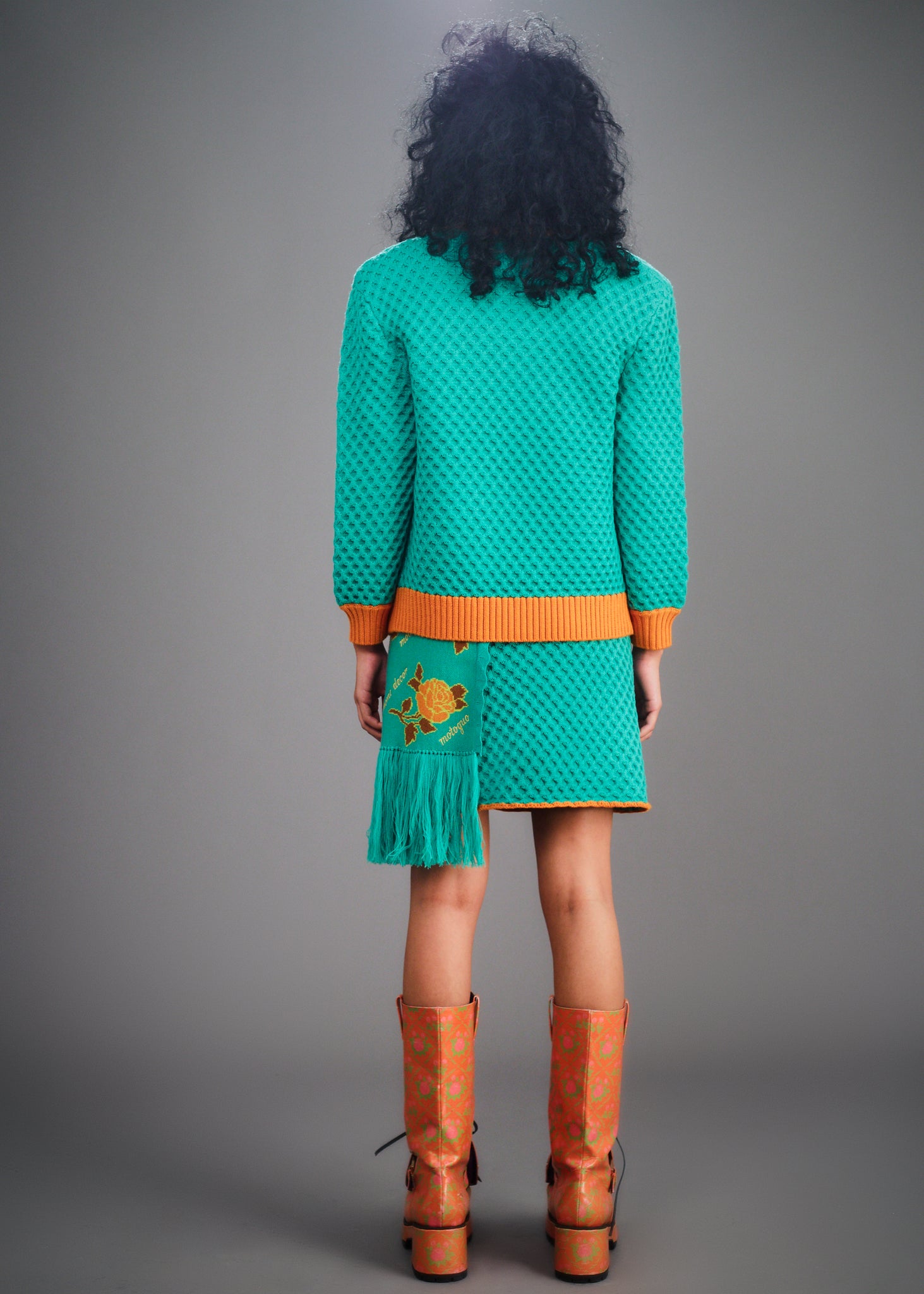 Load image into Gallery viewer, Mr.Rogers (Fern Green & Orange)
