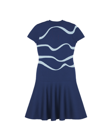 Ribbon Dress (Navy)