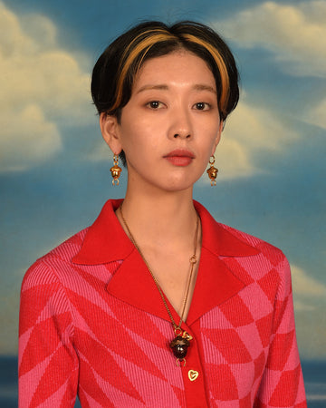 Acorn Earrings (Gold) – motoguo x Yvmin (SAMPLE)