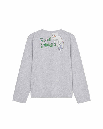 Coming Soon Long Sleeve T-Shirt (Cool Gray)