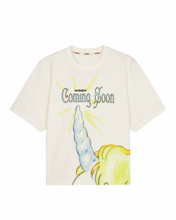 Coming Soon Short Sleeve T-Shirt (Off White)