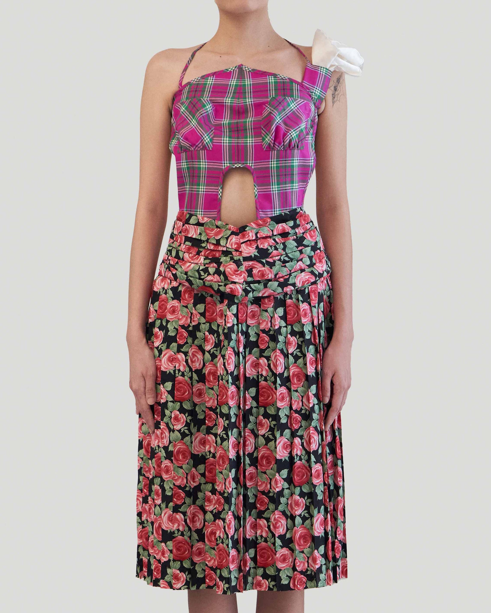 Load image into Gallery viewer, Real Ass-tate (Magenta Tartan)
