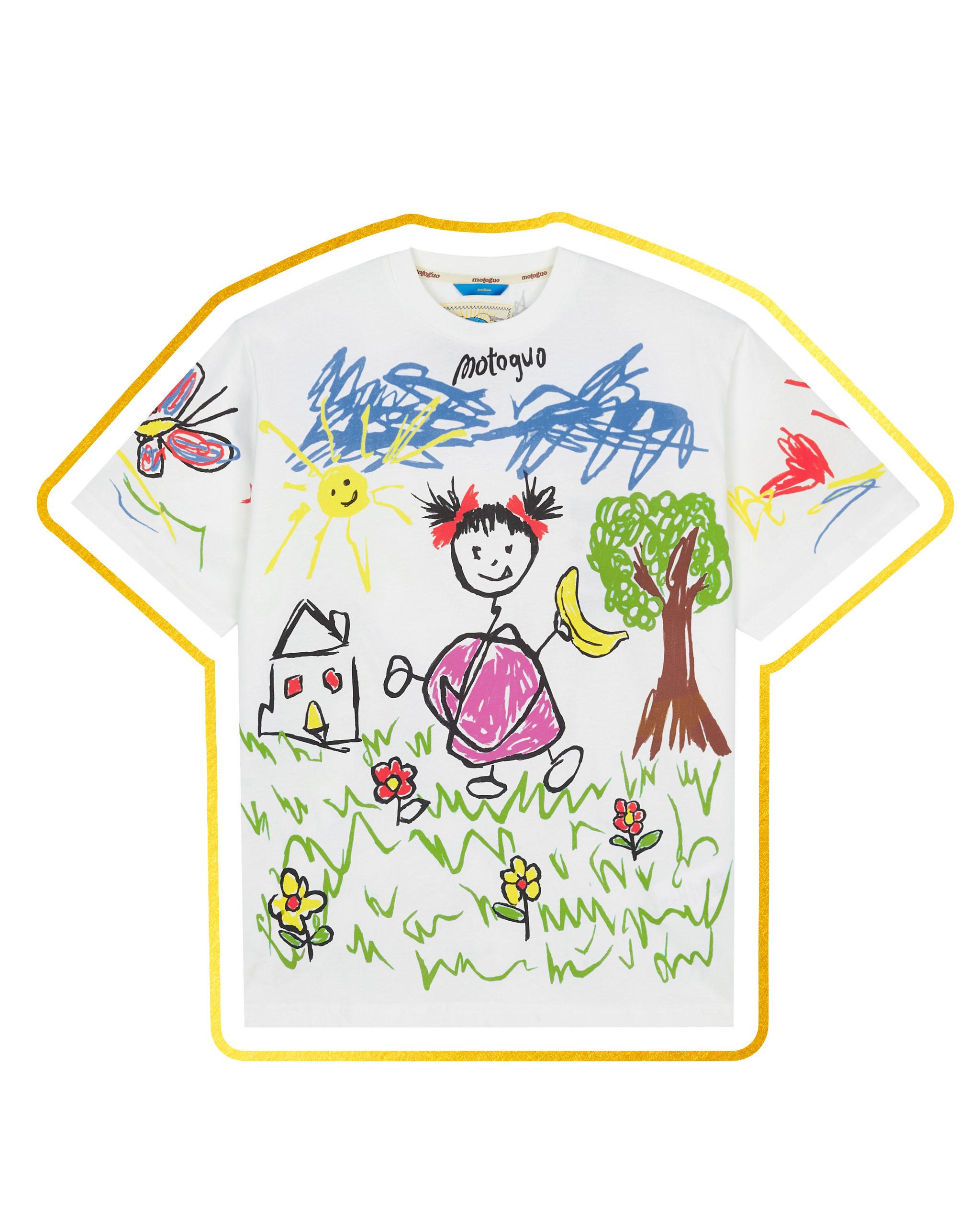 モト ゴー Moto Guo ニットTシャツ クリーム サイズ：XS Tops – motoguo