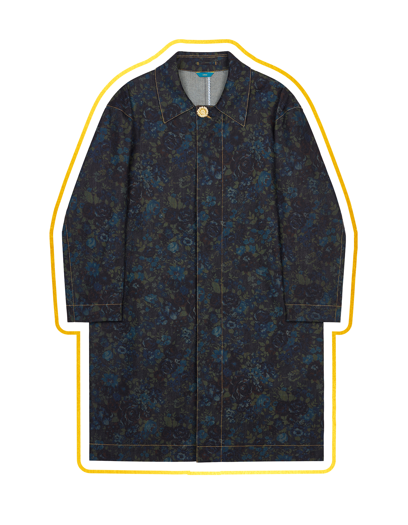Load image into Gallery viewer, Fafa Raincoat (Blue Floral)
