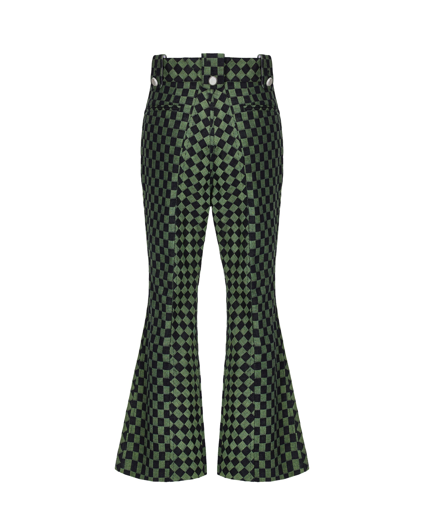Load image into Gallery viewer, Chequerboard Kojima Denim Trousers (Green)
