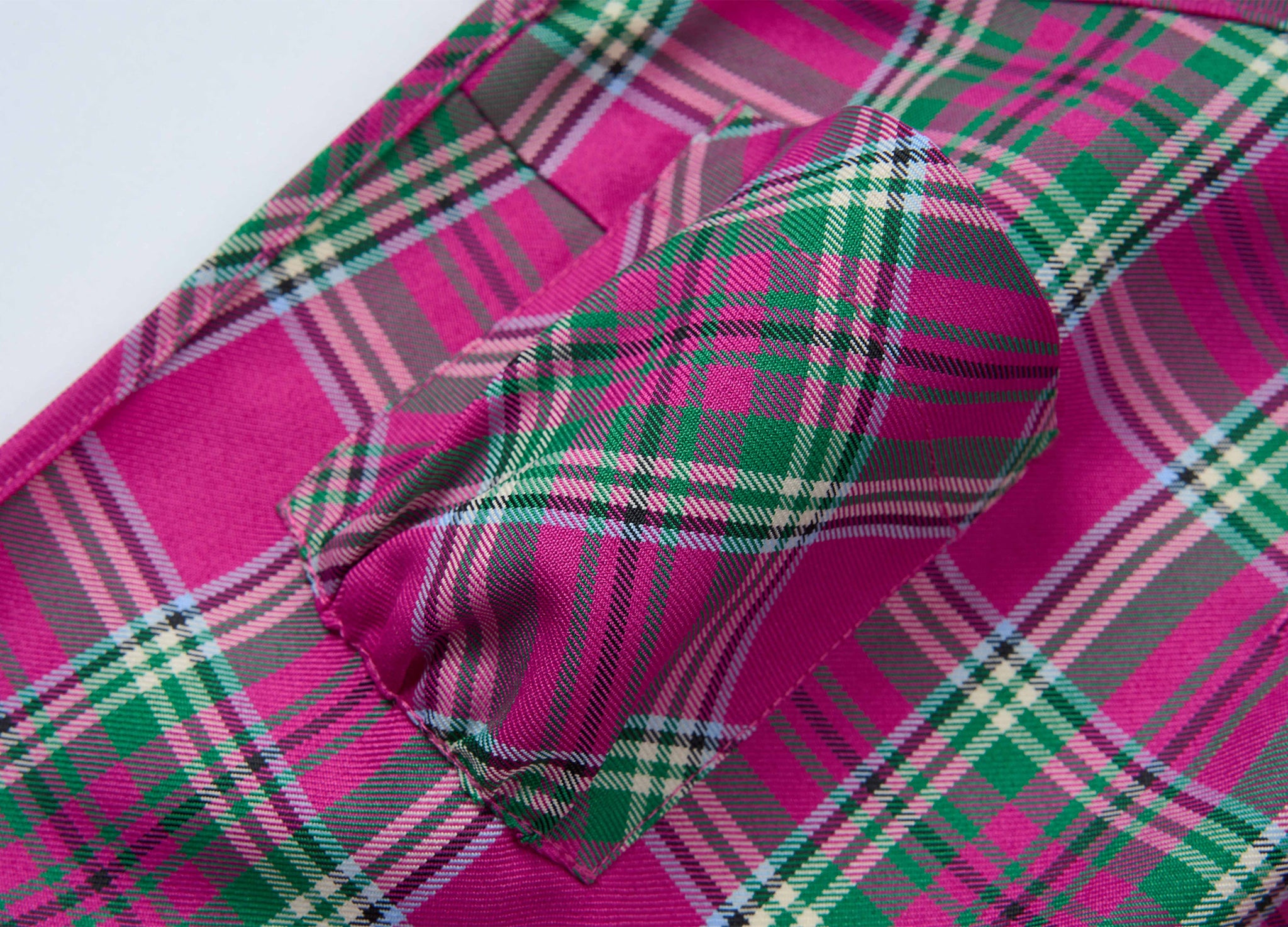 Load image into Gallery viewer, Real Ass-tate (Magenta Tartan)
