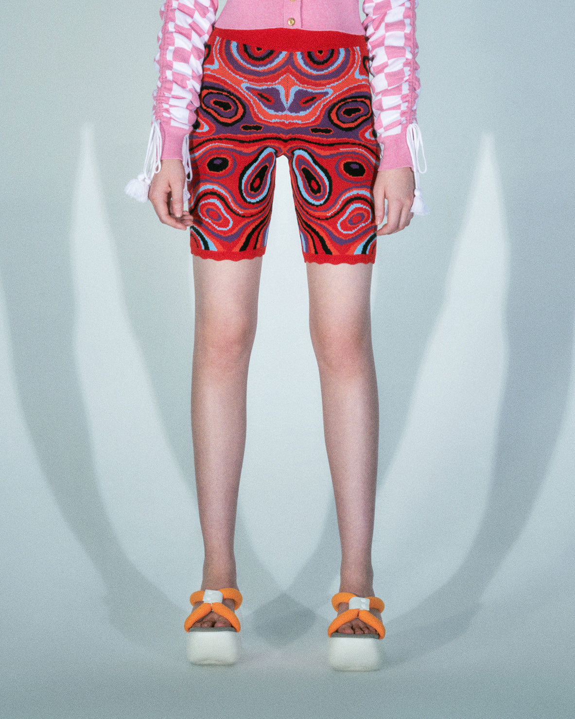 Load image into Gallery viewer, Moto&#39;s Marblelous Pants (Red)

