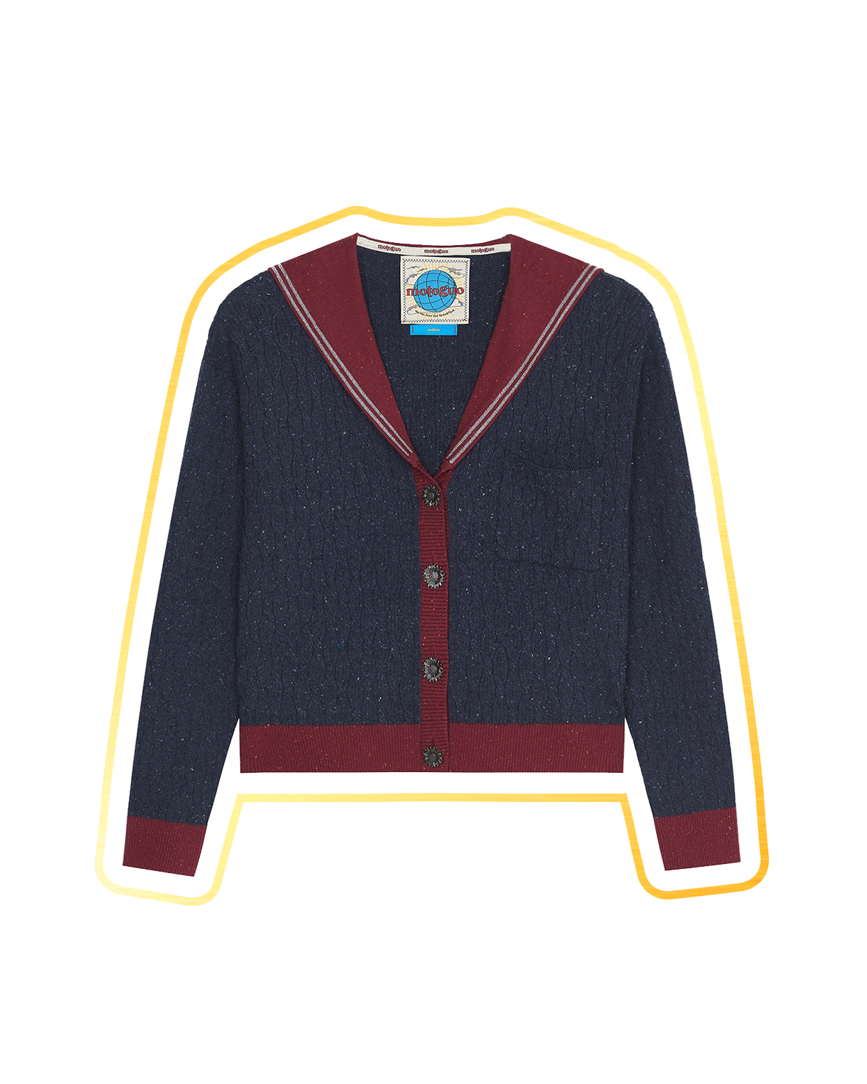 Load image into Gallery viewer, Be Dangerous Cardigan (Navy)

