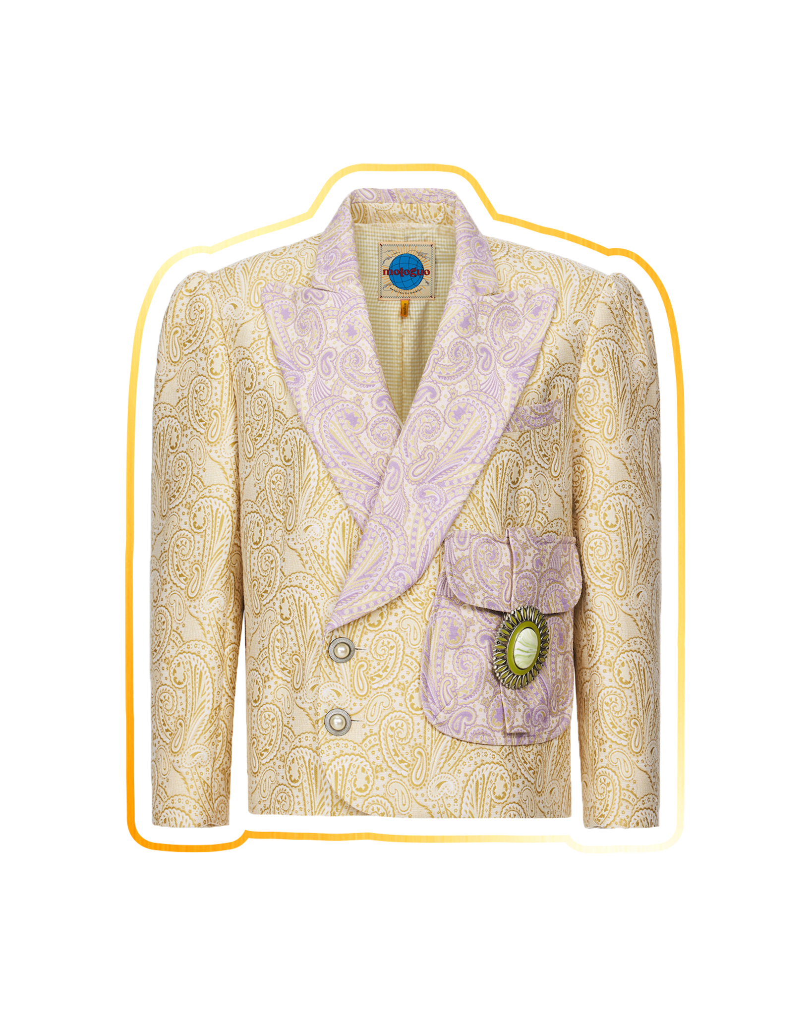 Load image into Gallery viewer, The Star Dust Box Coat (Yellow)
