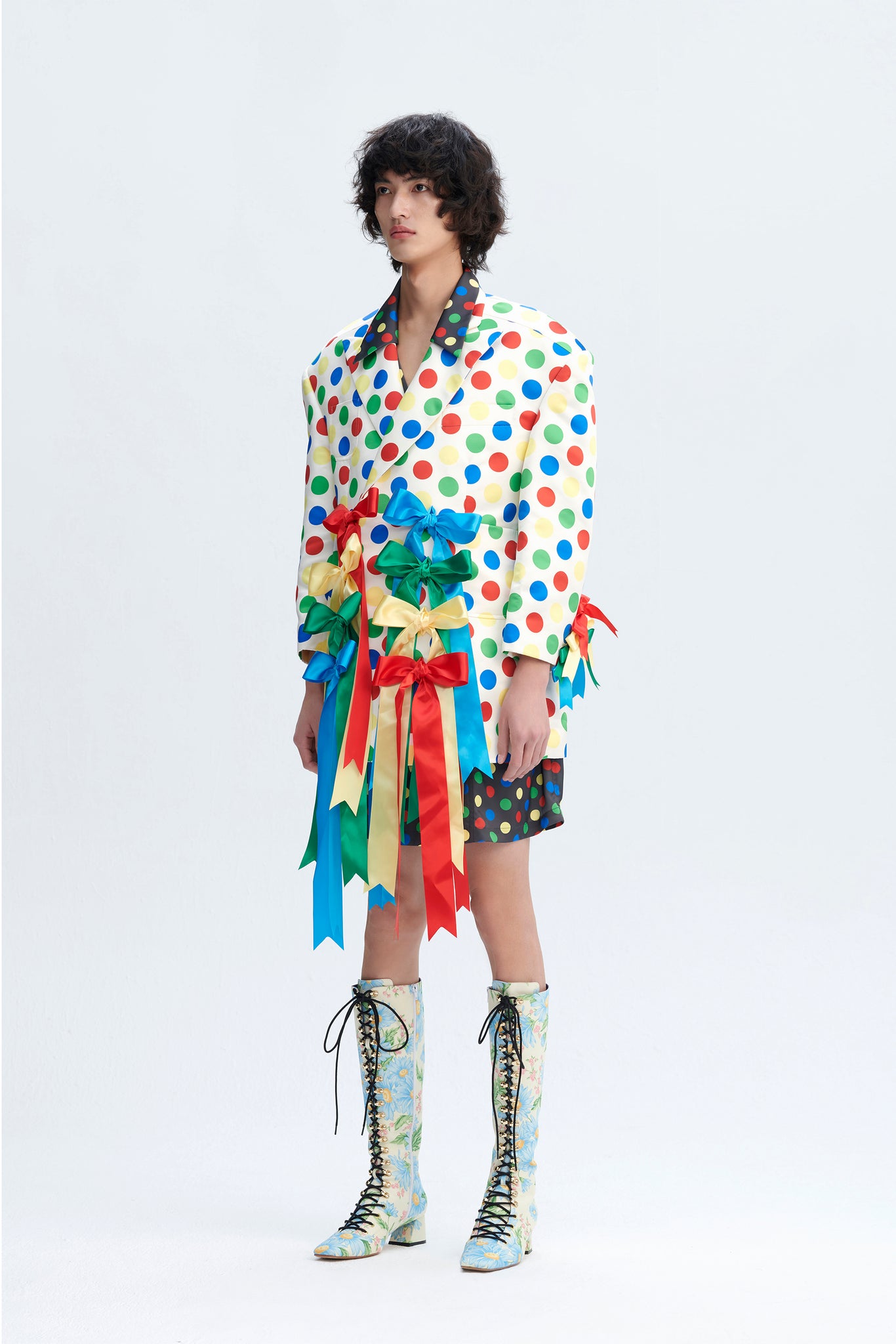 Load image into Gallery viewer, The Polka Coat (Off White)
