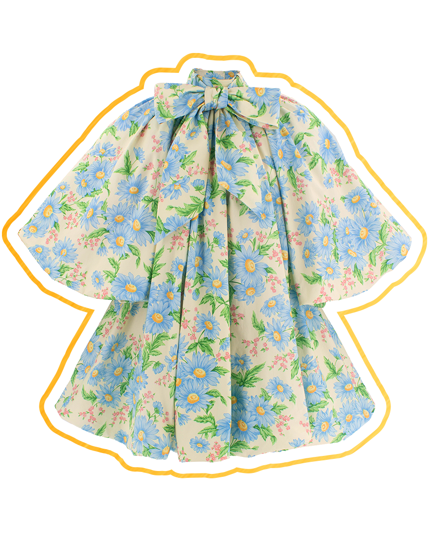Load image into Gallery viewer, The Hana Cloud Nine (Cream Blue Daisies)
