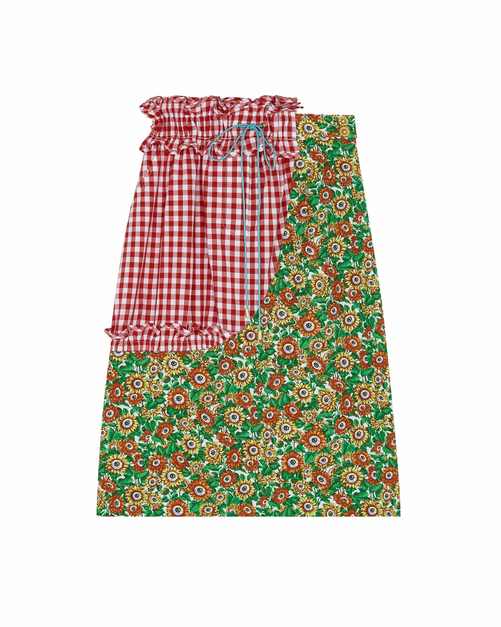 Load image into Gallery viewer, Eye Of The Beholder Skirt (Red Checks)
